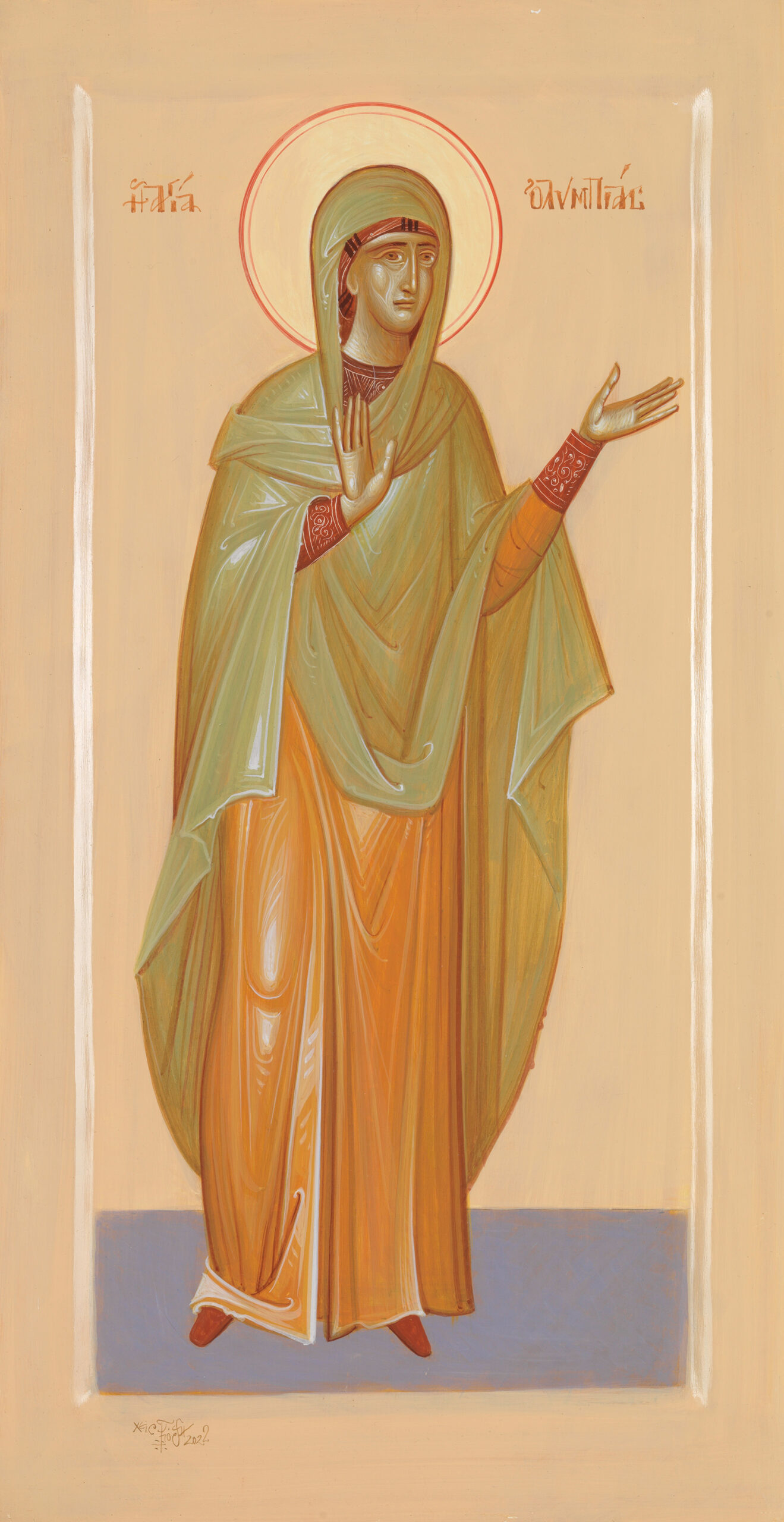 Saint Olympias ~ George Kordis - Iconographytoday Shop